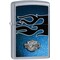 Zippo 2024 Zippo Custom 207 Hd W/Blue Flame Background Street Chrome Old 28822 ZIP-207CI015365 - alternate 2